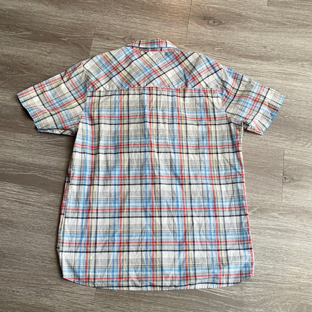 Rusty Plaid Button Down Shirt - image 5